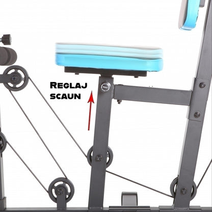 Aparat multifunctional FitTronic Atletic 500, 66 kg incluse,