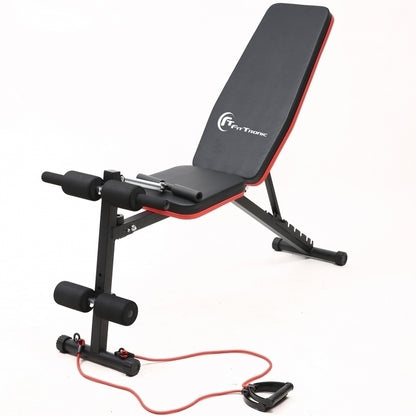 Banca de exercitii reglabila FitTronic B210, pliabila,
