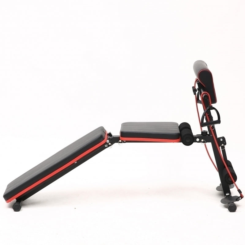 Banca de exercitii reglabila FitTronic B230, pliabila, corzi