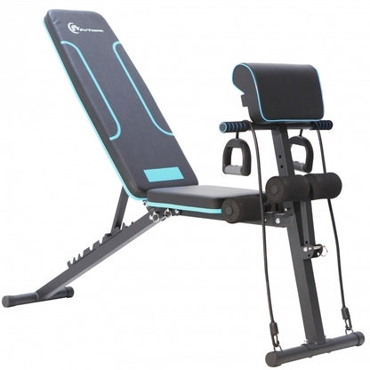 Banca de exercitii reglabila FitTronic Atletic B240, greutate