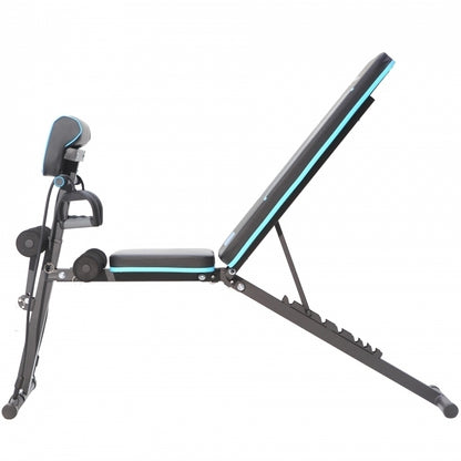 Banca de exercitii reglabila FitTronic Atletic B240, greutate