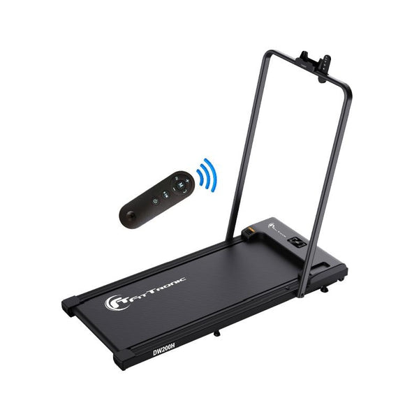 Banda de alergare FitTronic Delta Walk 200H, motor 2 CP, greutate maxima 100 kg, viteza maxima 6 km/h, dimensiune redusa, telecomanda, usor de depozitat