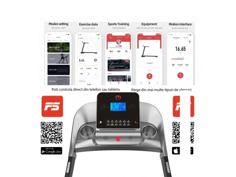 Banda de alergat electrica  BodyFit A2000