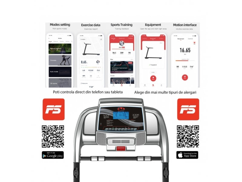 Banda de alergat electrica BodyFit A5000