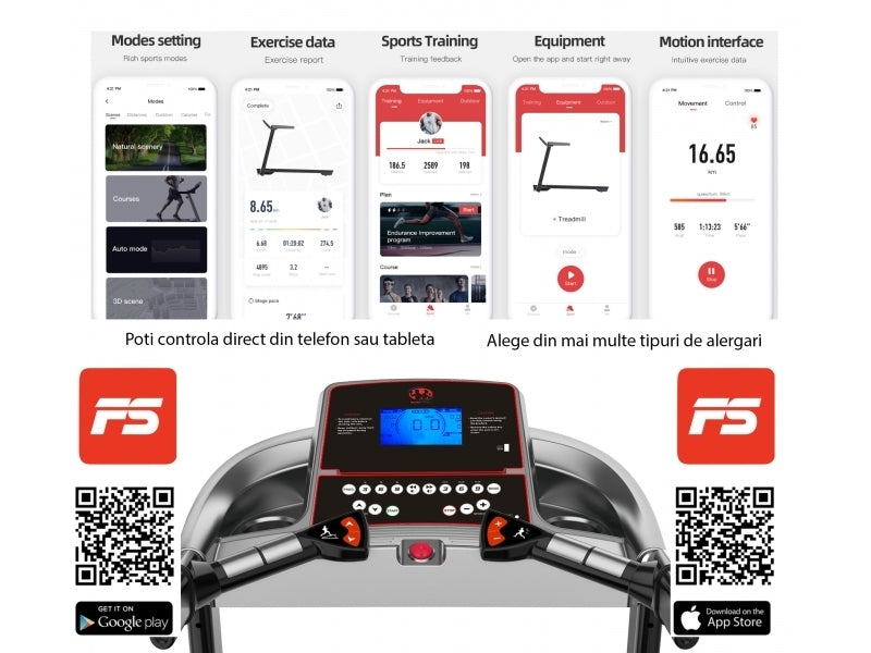 Banda de alergat electrica BodyFit A6000