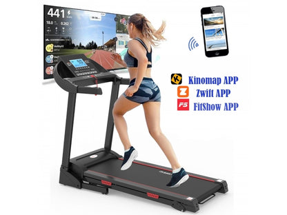 Banda de alergat electrica Bodyfit Z6500, motor de 3.0 CP,