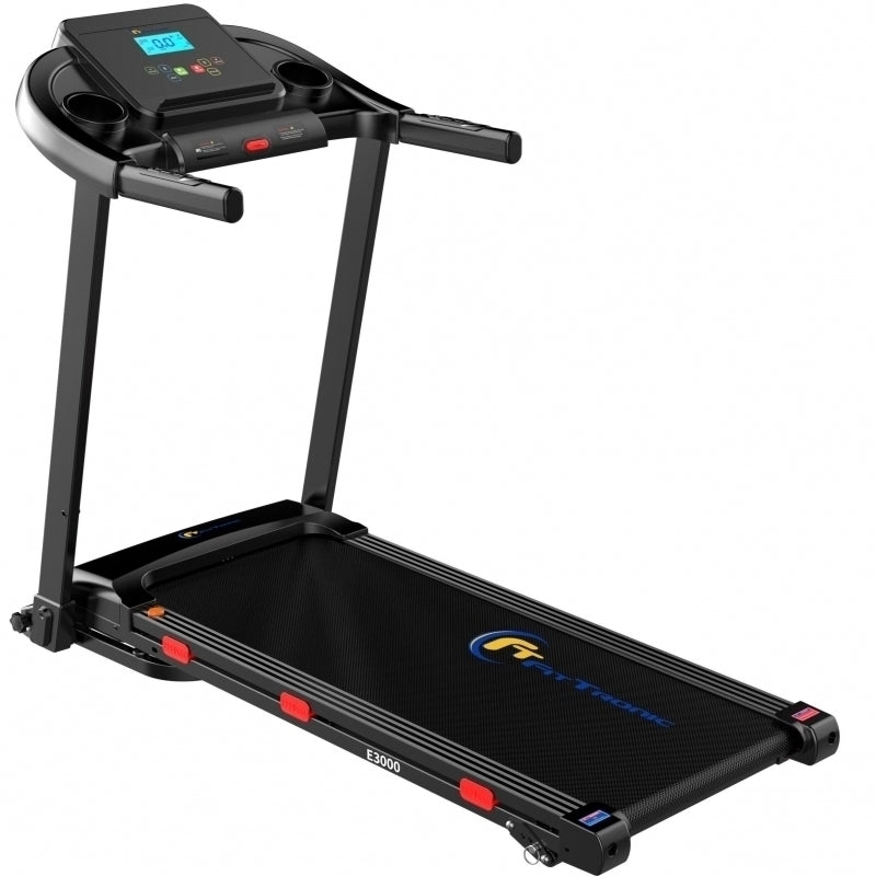 Banda de Alergat Electrica FitTronic EVO 3000, Motor 2.0 CP, Suport 120 kg, Amortizare Dublu-Strat, Pliabila, Ideala pentru Home Training