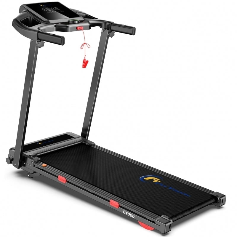Banda de alergat electrica FitTronic EVO 4000, Inclinare automata 15%, Motor 2.0 CP, Viteza pana la 12 km/h, Display led cu multiple functii