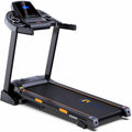 Banda de Alergat Electrica FitTronic EVO 6000, Motor Puternic 3.0 CP, Suprafata Mare de Alergare 44 x120 cm, Inclinatie in 3 trepte, Amortizare Premium cu 4 Perne de Silicon, Suport 120 kg, Display LCD 5 inch, Pliabila