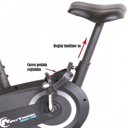 Bicicleta magnetica FitTronic® Atletic 700B, design robust