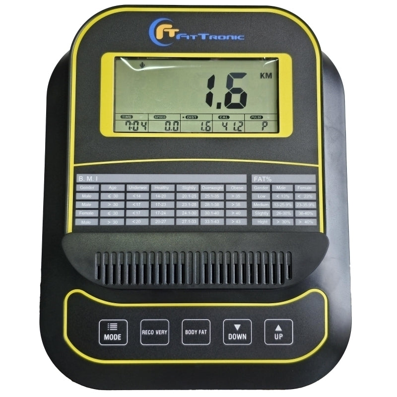 Bicicleta magnetica orizontala FitTronic 609R, Apps Zwift