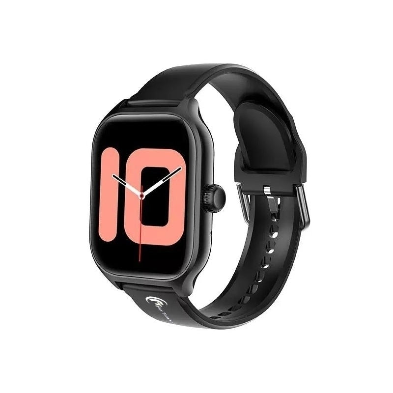 Ceas smartwatch FitTronic SW1000, apel prin bluetooth, monitorizare ritm cardiac, monitorizare activitate de fitness si sport, pedometru, retele sociale si divertisment, memento inteligent, unisex, negru