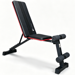 Banca de exercitii reglabila FitTronic® B211, spatar reglabil, greutate suportata 120 kg