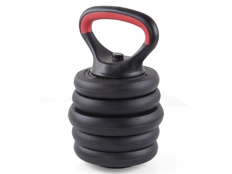 Gantera reglabila kettlebell FitTronic 6 in 1 de 20 kg KF20, cu