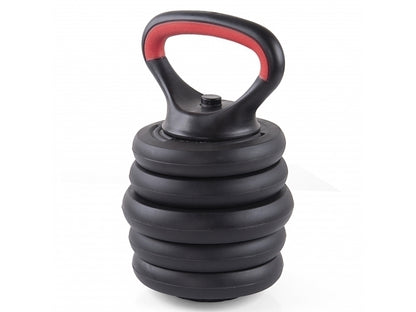 Gantera reglabila kettlebell FitTronic 6 in 1 de 20 kg KF20, cu