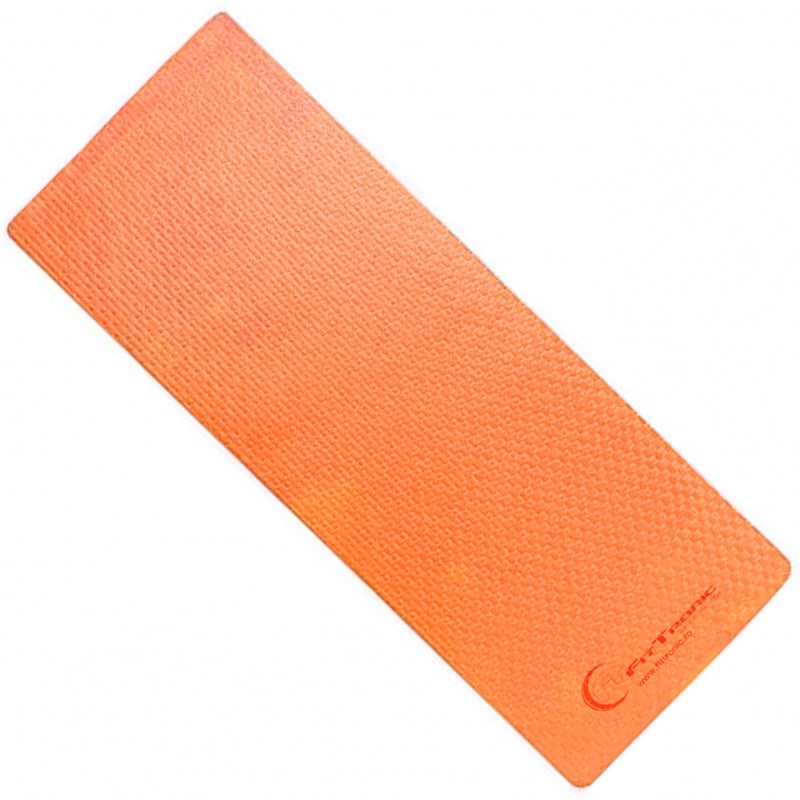 Saltea yoga FitTronic® SY5O, dimensiuni 183 x 61 cm, portocalie