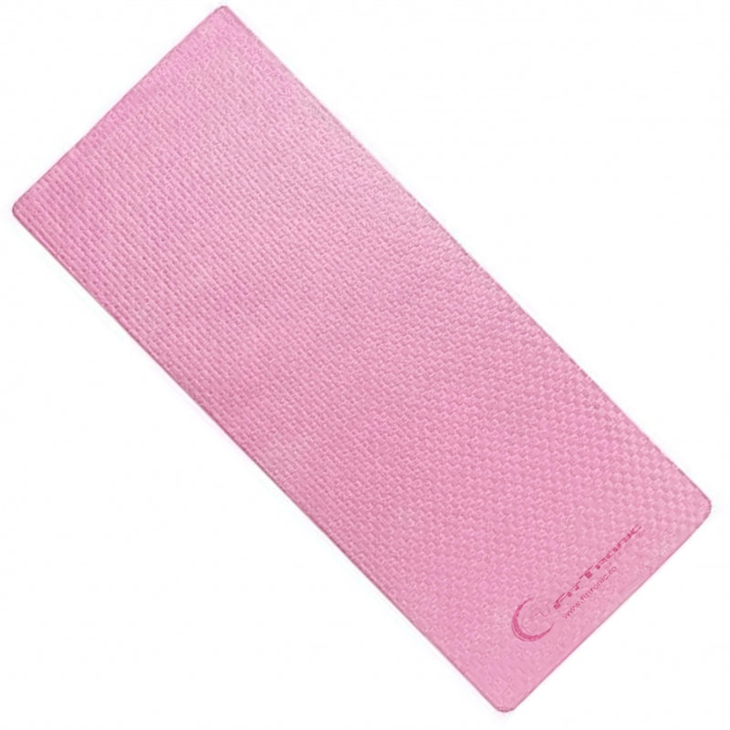 Saltea yoga FitTronic® SY5P, dimensiuni 183 x 61 x 0.5 cm, roz