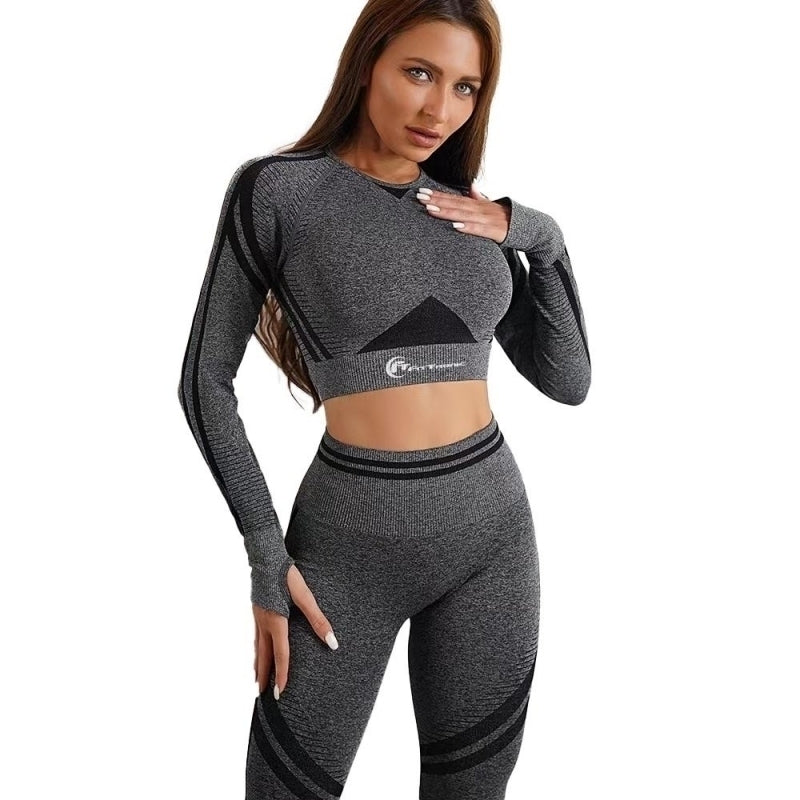 Set costum fitness FitTronic Y1000 gray S
