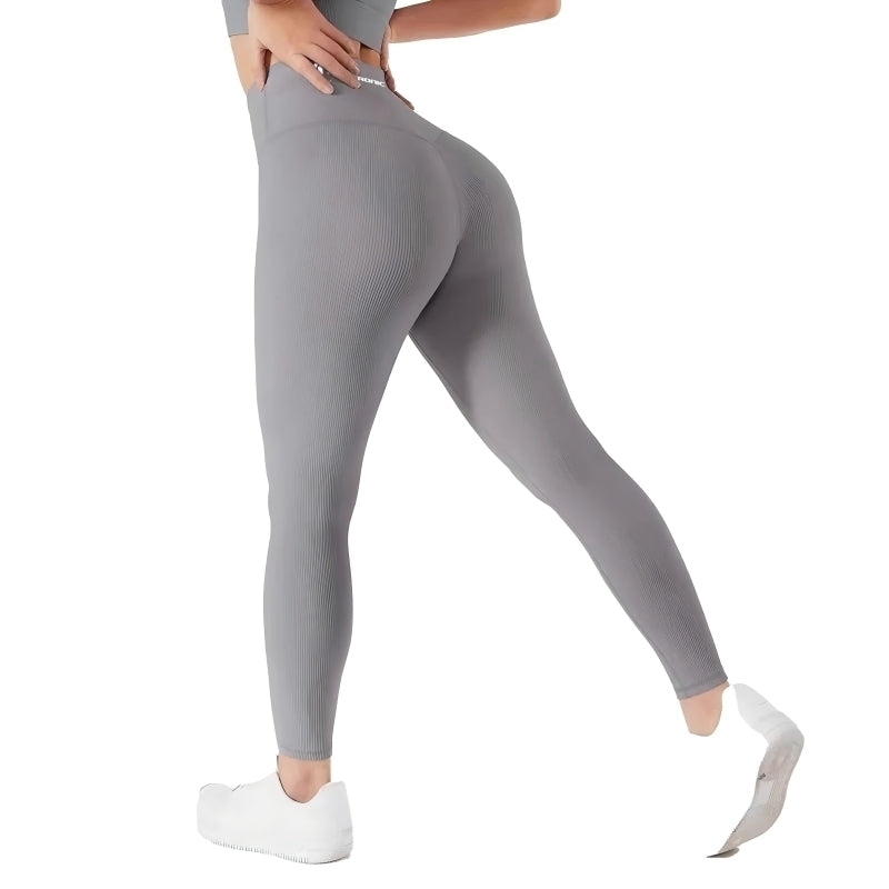 Set costum fitness FitTronic Y400 gray, 6 piese, Pantalon scurt