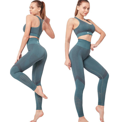 Set costum fitness FitTronic Y610 Turqoise, masura S