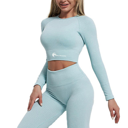 Set costum fitness FitTronic Y720 Turqoise, marimea S