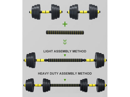 Set gantere reglabile FitTronic 50 kg FG50