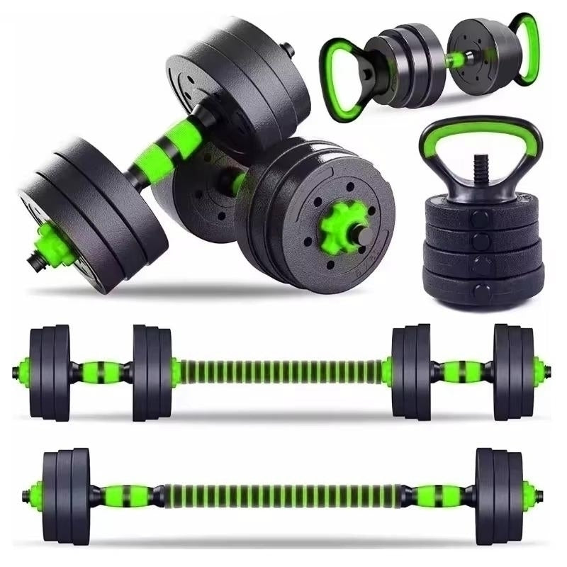 Set gantere reglabile kettlebell FitTronic 7 in 1 de 20 kg