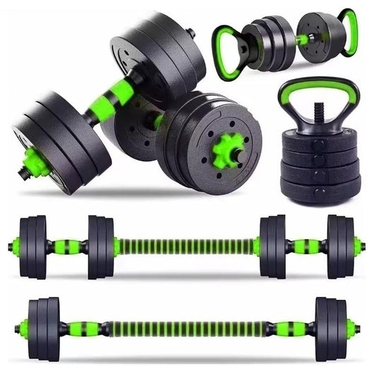 Set gantere reglabile kettlebell FitTronic 7 in 1 de 20 kg