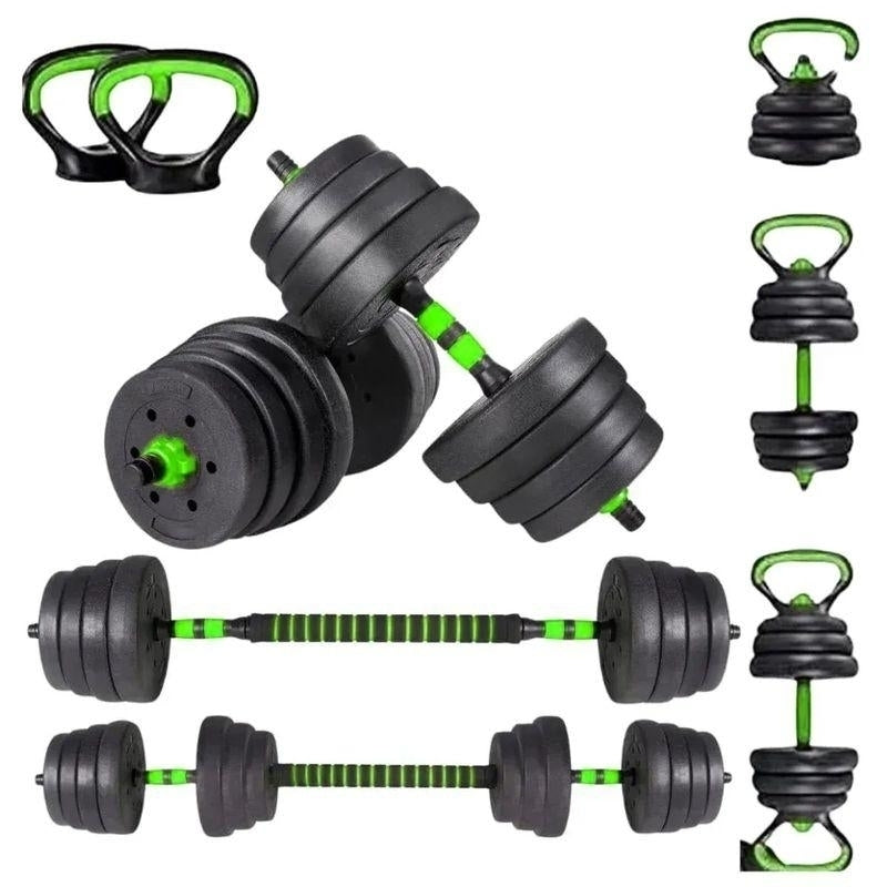 Set gantere reglabile kettlebell FitTronic 7 in 1 de 30 kg