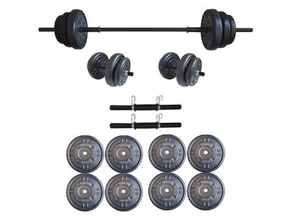 Set haltera si gantere FitTronic 25 kg GR25