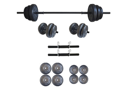 Set haltera si gantere FitTronic 35 kg GR35