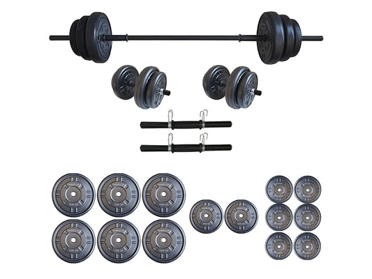 Set haltera si gantere FitTronic 75 kg GR75