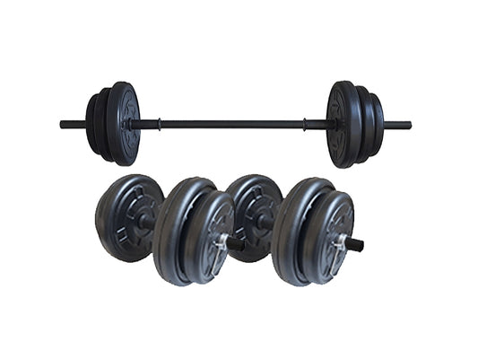 Set haltera si gantere FitTronic 75 kg GR75